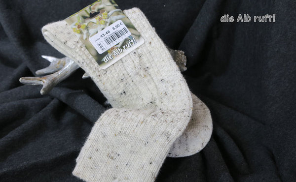 Tweedgarn-Socken