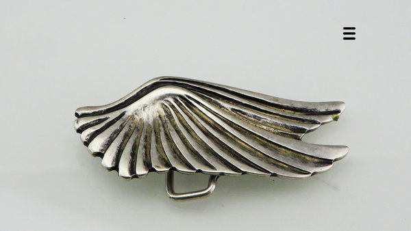 Hochwertige Koppel (Buckle) "Flügel"